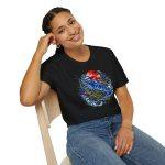 Blue Dream Caridina T-Shirt – Ukiyo-E Edition – Bild 6